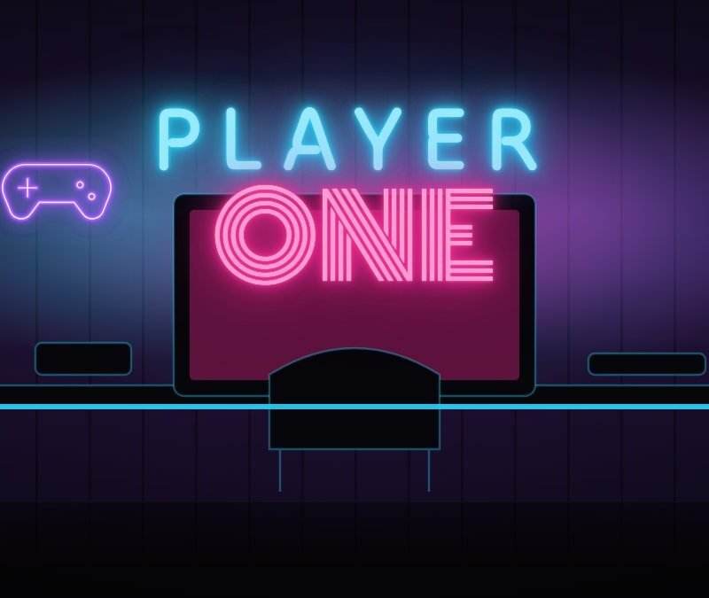 gaming room neon lights