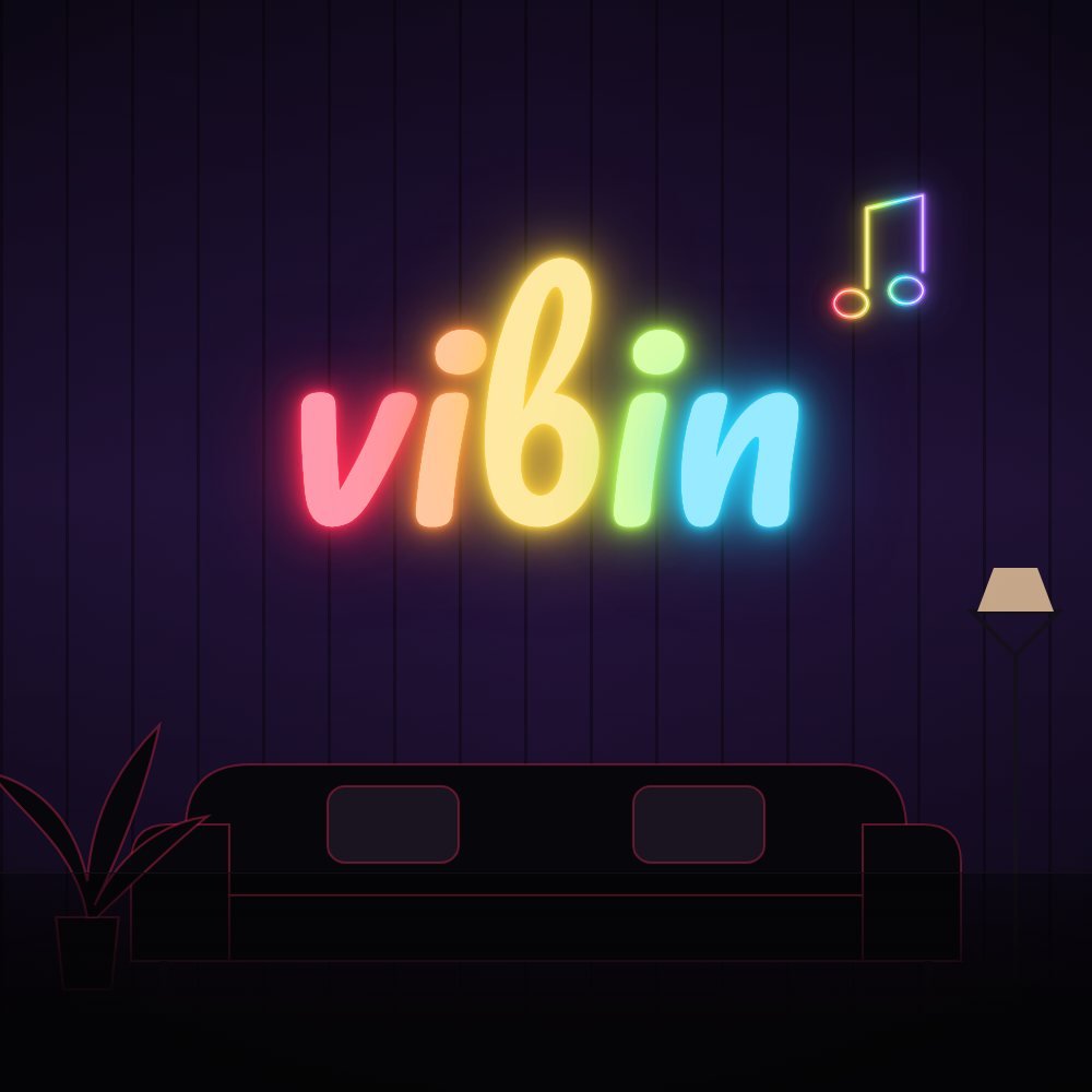 colour changing neon sign
